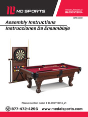 MD SPORTS BL090Y19014 Instrucciones De Ensamblaje