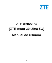 ZTE Axon 30 Ultra 5G Manual De Usuario