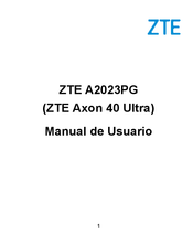 ZTE A2023PG Manual De Usuario