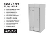 RAVAK BSD2-80 L/R A Instrucciones De Montaje