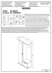 Forma Ideale SEBINO UP 00623 Instrucciones De Montaje