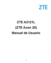 ZTE Axon 20 Manual De Usuario