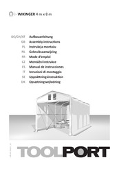 toolport WIKINGER 4 m x 8 m Manual De Instrucciones