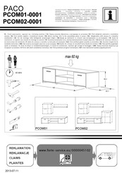 Forte PACO PCOM02 Instrucción De Montaje