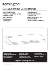 Kensington SD4500 Manual De Inicio Rápido