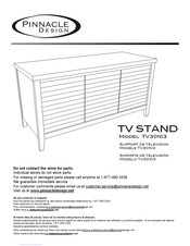 Pinnacle Design TV30103 Instrucciones De Montaje