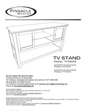 Pinnacle Design TV73003 Instrucciones De Montaje