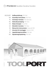 toolport PT-L2-Q1-2.6 7 m x 10 m Manual De Instrucciones