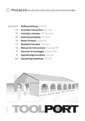 toolport PT-L2-Q1-2.6 8 m x24 m Manual De Instrucciones