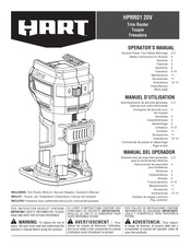 Hart HPRR01 Manual Del Operador