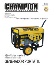 Champion Power Equipment C40012 Manual Del Operador Y Instrucciones De Operación