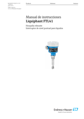 Endress+Hauser Liquiphant FTL41 Manual De Instrucciones