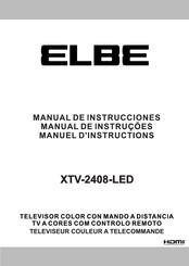 ELBE XTV-2408-LED Manual De Instrucciones