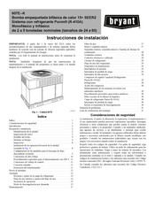 Bryant 607E K Serie Instrucciones De Instalación