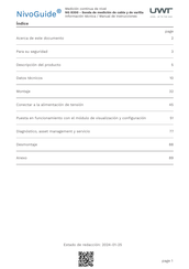 UWT NivoGuide NG 8200 Manual De Instrucciones