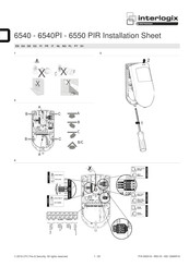 Interlogix 6540PI Hoja De Instalación