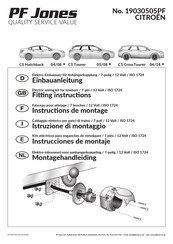 PF Jones 19030505PF Instrucciones De Montaje