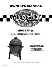 Char-Griller AKORN Jr. E86714 Manual Del Usuario