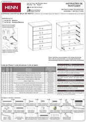 HENN IA710-10 Instrucciones De Montaje