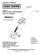 Craftsman INCREDI-PULL 316.292620 Manual Del Operador