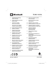 EINHELL TC-RO 1155 Kit Manual De Instrucciones Original