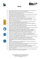 BEA 567 DC Instrucciones Adicionales