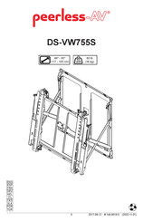 peerless-AV DS-VW755S Manual Del Usuario