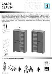 Forte CALPE CLPV94 Instrucción De Montaje