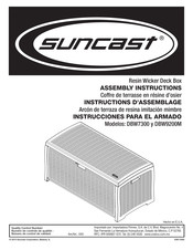 Suncast DBW9200M Instrucciones Para El Armado