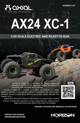 Horizon Hobby Axial AX24 XC-1 Manual De Instrucciones