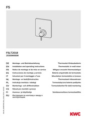 Franke F5LT2018 Instrucciones De Montaje Y Servicio