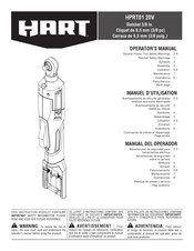 Hart HPRT01 Manual Del Operador