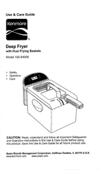 Kenmore 100.84008 Guía De Uso Y Cuidado