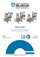 Bilanciai 81320673 Instrucciones De Uso Y Advertencias