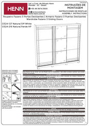 HENN Fazano D324-216 Instrucciones De Montaje