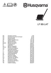 Husqvarna LF 60i LAT Manual De Usuario