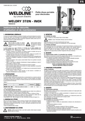 Lincoln Electric WELDLINE WELDRY 372N-INOX Manual Del Usuario