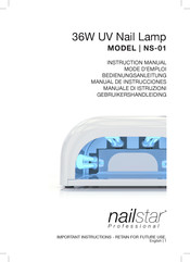 nailstar Professional NS-01 Manual De Instrucciones