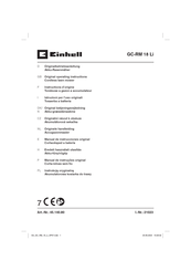 EINHELL GC-RM 18 Li Manual De Instrucciones Original