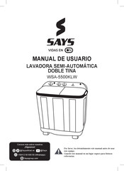 SAYS WSA-5500KLW Manual De Usuario