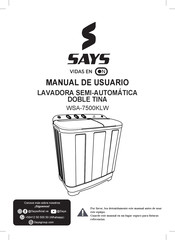 SAYS WSA-7500KLW Manual De Usuario