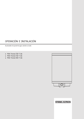 Stiebel Eltron PSH Trend 30-1 SA Operación E Instalación