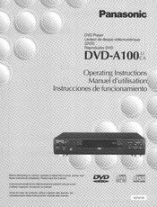 Panasonic DVD-A100 Instrucciones De Funcionamiento