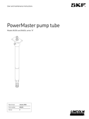 Lincoln SKF PowerMaster 84604 Serie Instrucciones Del Usuario