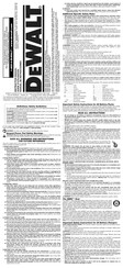 DeWalt DC833 Manual De Instrucciones