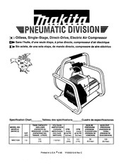 Pneumatic Division Makita MAC1000 Manual Del Usuario