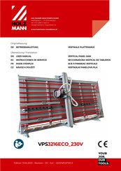 HOLZMANN MASCHINEN VPS3216ECO 230V Instrucciones De Servicio