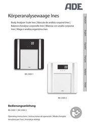 ADE Ines BA 2300-1 Instrucciones De Operación