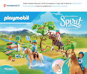 PLAYMOBIL Spitir RIDING FREE 70330 Instrucciones De Montaje