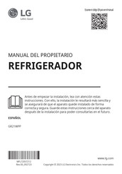 LG GR21WPP Manual Del Propietário